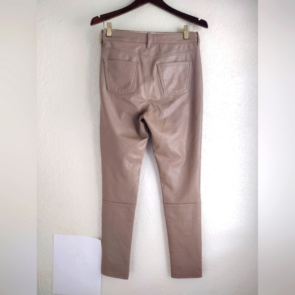 7 For All Mankind vegan leather high rise skinny pants - Picture 6 of 6